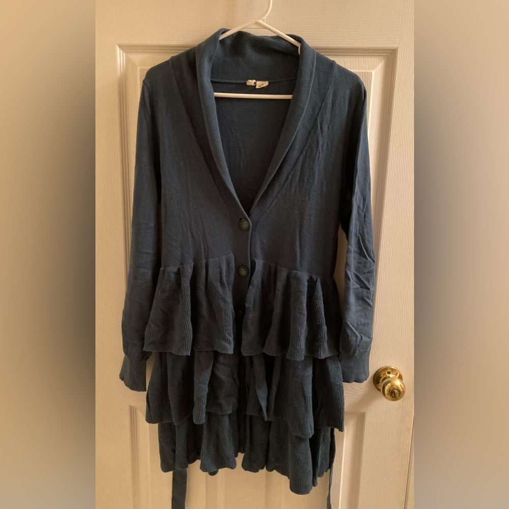 Anthropologie MOTH ruffled sweater dress